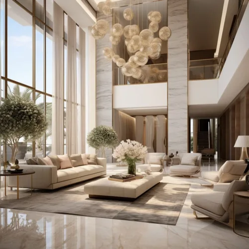 High-end garage in Abu Dhabi designed for car collectors and modern interiors